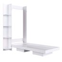 Ver imagem 3 de Cama de Solteiro Articulável Vertical com Estante Branca
