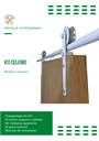 Ver imagem 6 de Kit p/ Porta Dupla Celeiro - Trilho Tubular 3,00 M- Branco - Al-Fer