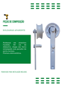 Ver imagem 4 de Kit p/ Porta Dupla Celeiro - Trilho Tubular 3,00 M- Branco - Al-Fer