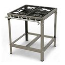 Ver imagem 1 de Fogão Inox 4 Queimadores (2 Bocas Simples e 2 Bocas Duplas) C/ Registro P/ Forno Pminox-402f - Prog