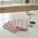 Ver imagem 1 de Kit 5 Panos de Copa 100% Algodão Atoalhado Felpudo Cozinha 70x45cm Rosa