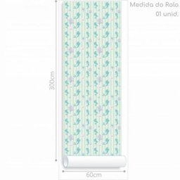 Papel de Parede Infantil Sereia Fundo do Mar - 3