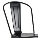 Ver imagem 4 de Kit 10 Cadeiras Tolix Fosca – Aço Industrial Preto, Estilo Retrô para Sala, Cozinha ou Escritório