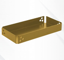 Ver imagem 1 de Bandeja Decorativa Banheiro Penteadeira 10x20cm Luxo - Dourado