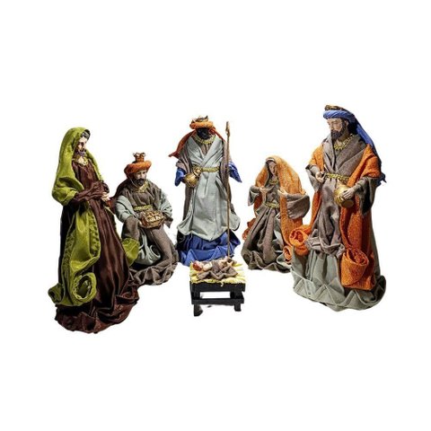 Presépio de Natal Plus Rústico Color 6 Peças Magizi