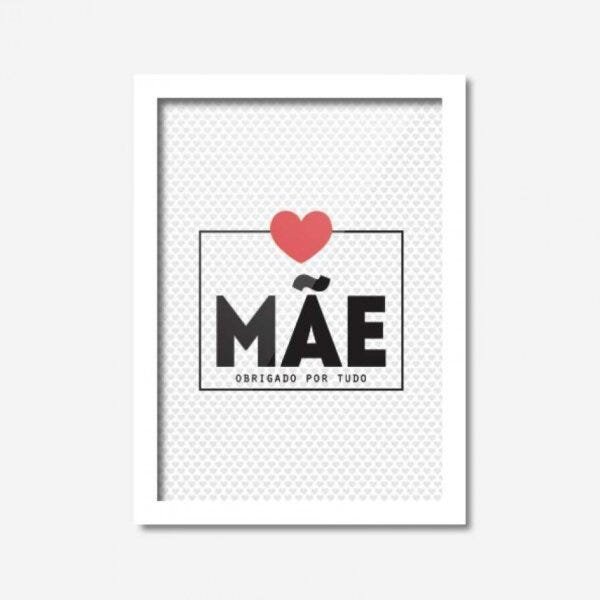 Quadro Decorativo Mãe Obrigado por Tudo 33cmx24cm Los Quadros - 2