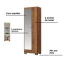 Ver imagem 6 de Armário Multiuso com 2 Portas com Espelho (547) Carraro Native Fosco