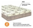 Ver imagem 2 de Colchão Casal Portobel Espuma D33 138x188x25 Ortopédico Bege