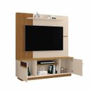 Ver imagem 3 de Home para TV até 60 Polegadas Ripado Aruba Bechara Móveis Off White - Cinamono