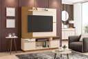 Ver imagem 1 de Home para TV até 60 Polegadas Ripado Aruba Bechara Móveis Off White - Cinamono
