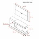 Ver imagem 3 de Rack com Painel Nt 1065 Notável Freijo Trend/Off White
