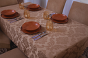 Ver imagem 2 de toalha de mesa retangular 6 lugares jacquard 1,35x2,00:avela