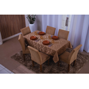Ver imagem 1 de toalha de mesa retangular 6 lugares jacquard 1,35x2,00:avela