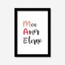 Ver imagem 2 de Quadro Decorativo Mãe Amor Eterno 33cmx24cm Los Quadros