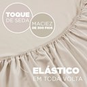 Ver imagem 3 de Jogo de Cama Solteiro 3 Peças Jolitex Ternille 300 Fios - Toque de Seda - Fendi