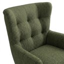 Ver mais imagens de Poltrona Decorativa Malta Base Giratoria Linho Color Trend Tca 307 Moll