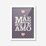Quadro Decorativo Mãe Eu te Amo 33cmx24cm Los Quadros - 2