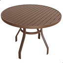 Ver imagem 2 de Jogo de Mesa Ripada 1,20m Aluminio 4 Cadeiras Tela Sling Piscina Jardim Cozinha