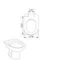 Ver imagem 3 de Assento Sanitário Poliéster Estoril Branco – Luzarte