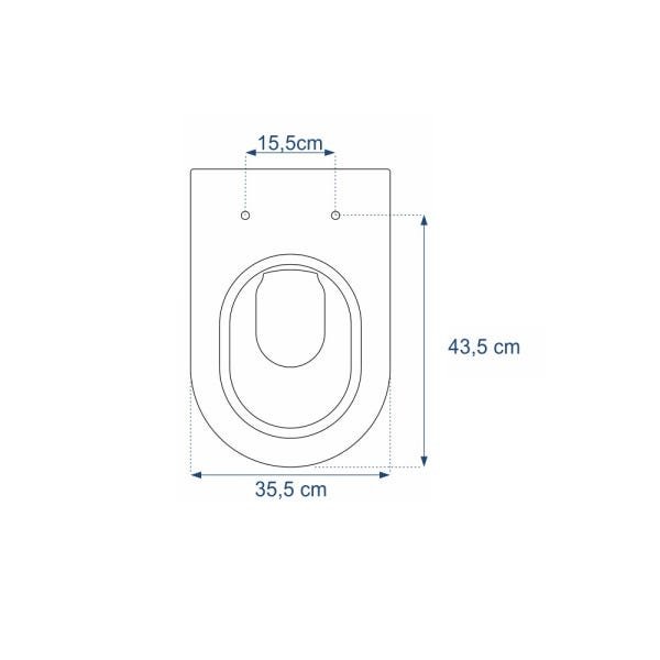 Assento Sanitário Poliéster LK Branco – Deca - 3