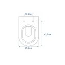 Ver imagem 3 de Assento Sanitário Poliéster LK Branco – Deca