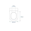 Ver imagem 3 de Assento Sanitário Poliéster Montezzi Branco – Belize