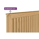 Ver imagem 3 de Cabeceira Cama Box Madeirado Laranjeiras 240cm Nature Fosco - Linea Brasil