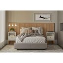Ver mais imagens de Cabeceira Cama Box Madeirado Laranjeiras 240cm Nature Fosco - Linea Brasil