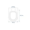 Ver imagem 3 de Assento Sanitário Poliéster Nuova Branco - Deca