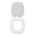 Ver imagem 2 de Assento Sanitário Poliéster Soho Branco – Fabrimar