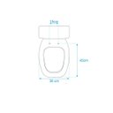 Ver imagem 3 de Assento Sanitário Poliéster Soho Branco – Fabrimar