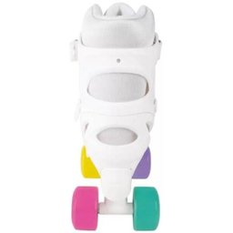 Patins Collors Branco 4 Rodas Tamanho Ajustável M(34-37) - 4