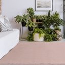 Ver imagem 1 de Tapete Decorativo Sala de Estar Conforto 200x300 Rosa - Gran Belo