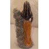 Imagem Orixa Oxum Escultura Gesso Estatua 21 Cm - 4