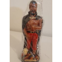 Imagem Exu Tranca Rua Das Almas Cp Escultura Gesso Estatua - 3