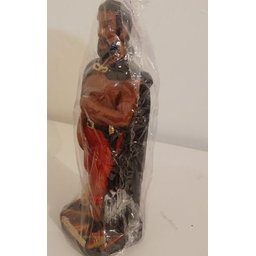 Imagem Exu Tranca Rua Das Almas Cp Escultura Gesso Estatua - 4