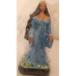 Imagem Iemanja Escultura Gesso Estatua 20 Cm - 3