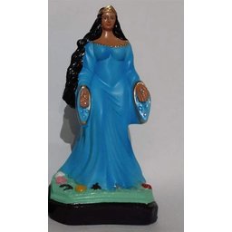 Imagem Iemanja Escultura Gesso Estatua 20 Cm - 2