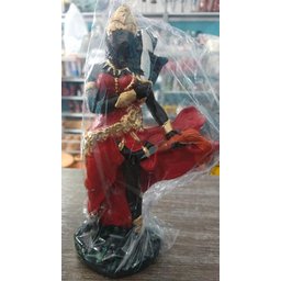 Imagem Orixa Oya (iansã) Escultura Gesso Estatua 21 Cm - 2