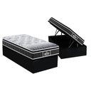 Ver imagem 1 de Cama Box Baú Solteiro: Colchão Ortopédico Probel D28 / Ep Guarda Costas Prómiddle Plus Pillow