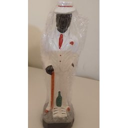 Imagem Ze Pilintra Com Bengala Escultura Gesso Estatua 20 Cm - 2