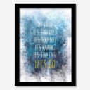 Ver imagem 1 de Quadro Decorativo Let's Go 33cmx24cm Los Quadros