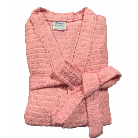 Roupão Atoalhado Adulto 100% Algodão Briza (4009) - Tam Único Feminino - Rosa