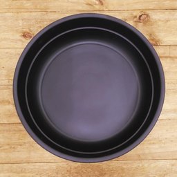 Vaso Baixo Decorativo de Cerâmica Ikebana Preto Fosco - 2