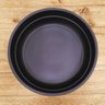 Vaso Baixo Decorativo de Cerâmica Ikebana Preto Fosco - 2
