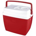 Ver imagem 1 de Caixa Térmica Cooler Glacial 26 Litros Vermelha - 25108172 - Mor