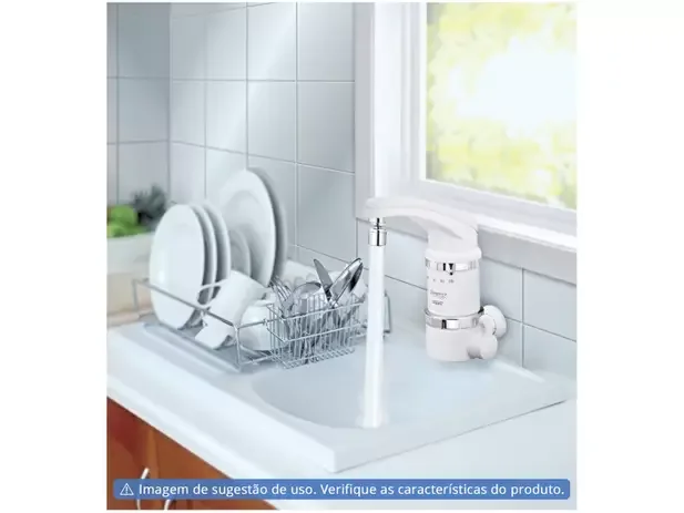 Torneira Elétrica de Parede - Fame Elegance 5400W 4 Temperaturas:127v - 2