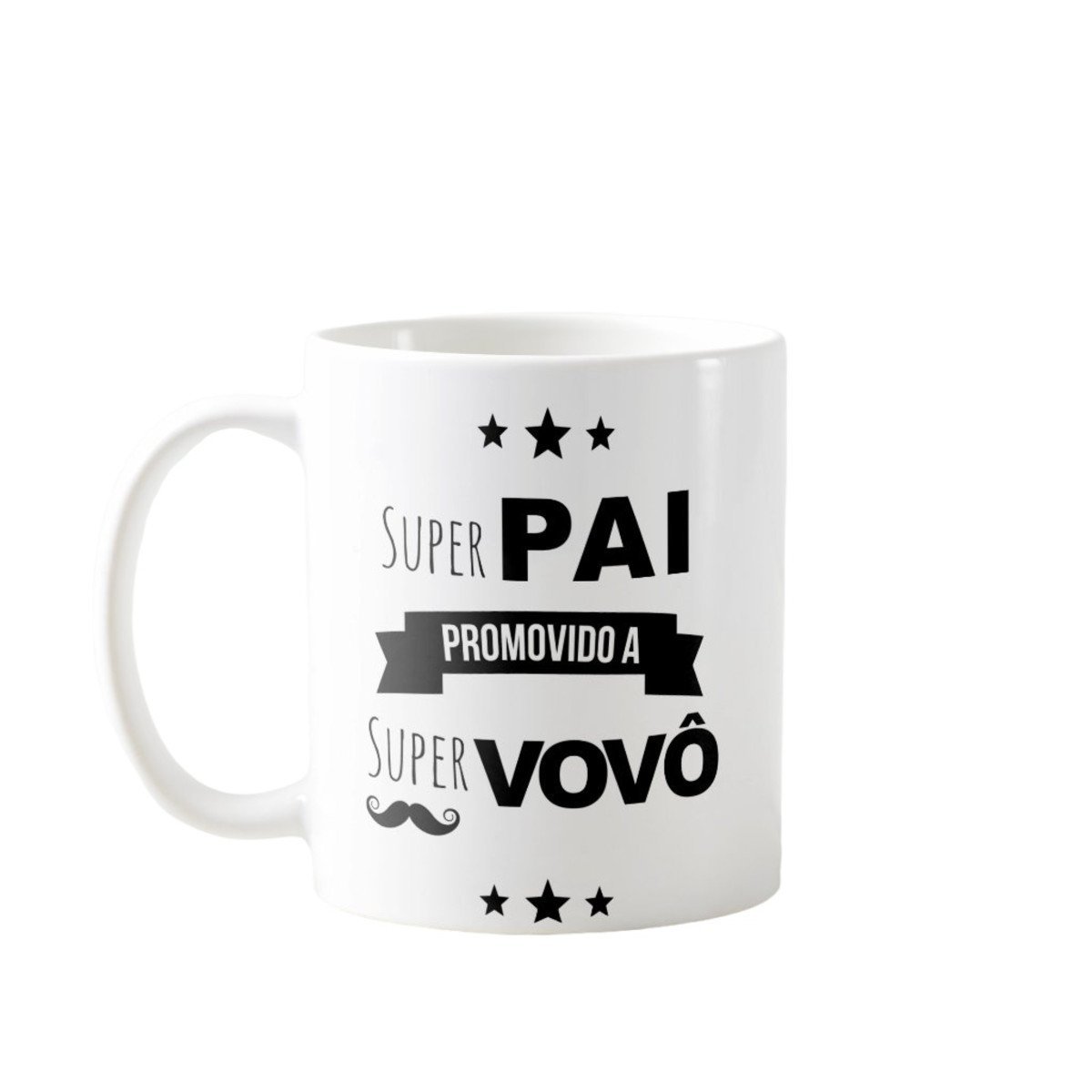 Caneca Revelação Dia Dos Pais Super Pai Promovido A Vovô