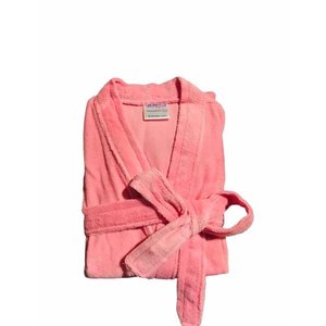 Roupão Veludo Adulto 100% Algodão Briza (3008) - G - Rosa