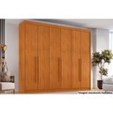Ver imagem 1 de Guarda Roupa Casal 6 Portas e 6 Gavetas Versalhes Cinamomo - Conquista